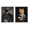 Stupell Industries Historical Painting Animals 2pc Wall Plaque Art Set Design by Alicia Longley